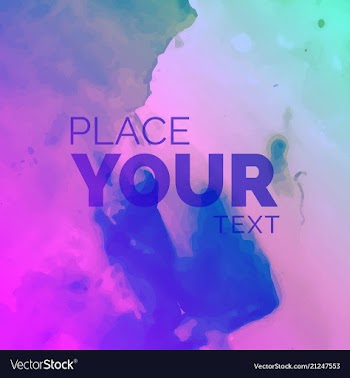 Bright watercolor background vector image