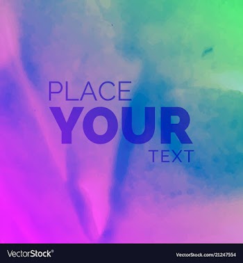 Bright watercolor background vector image