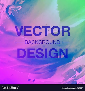 Bright watercolor background vector image