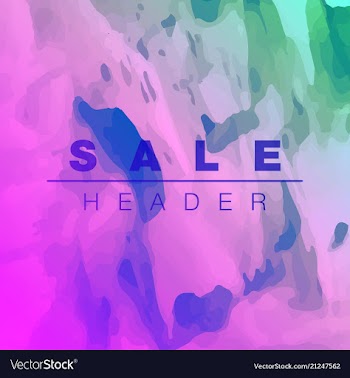 Bright watercolor background vector image
