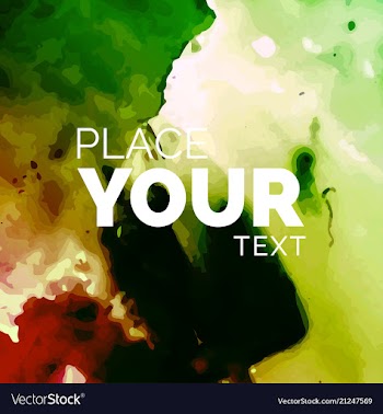 Bright watercolor background vector image