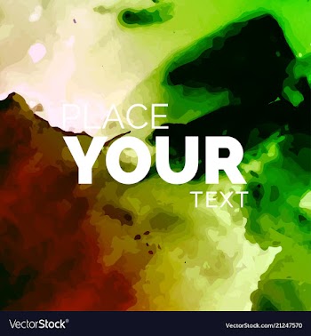 Bright watercolor background vector image