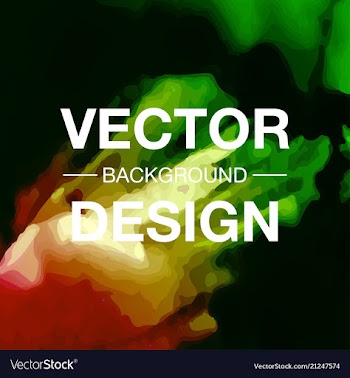 Bright watercolor background vector image