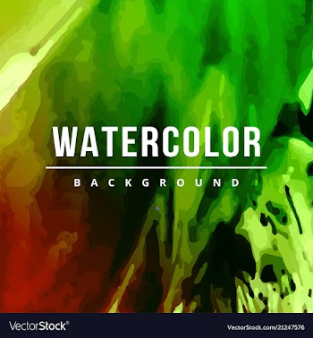 Bright watercolor background vector image