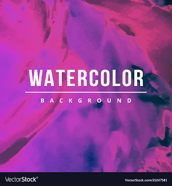 Bright watercolor background vector image