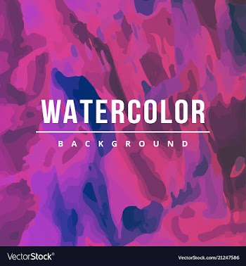 Bright watercolor background vector image