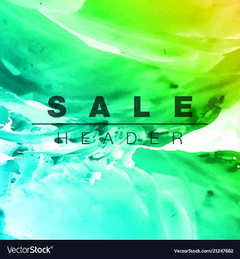 Bright watercolor background vector image