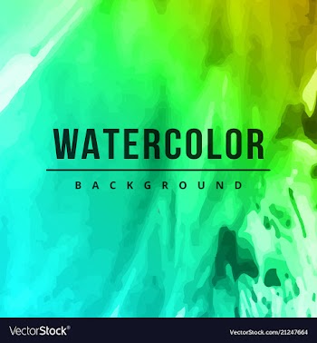 Bright watercolor background vector image