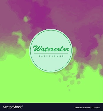 Bright watercolor background vector image