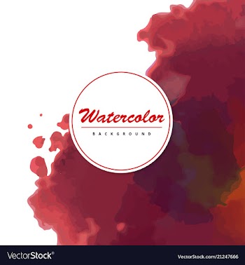 Bright watercolor background vector image