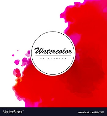 Bright watercolor background vector image