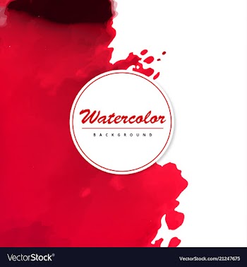 Bright watercolor background vector image