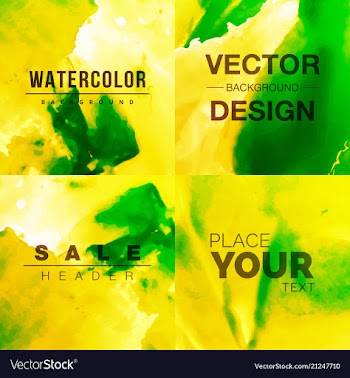 Bright watercolor background vector image