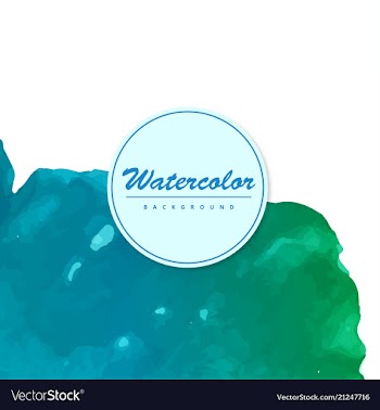 Bright watercolor background vector image
