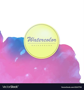 Bright watercolor background vector image