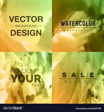 Bright watercolor background vector image