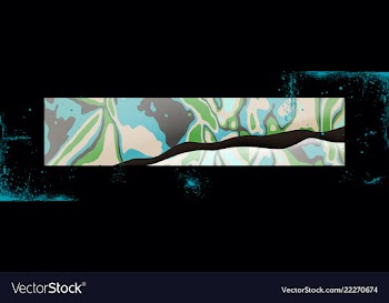 Bright watercolor stains vector image