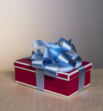 Brightly Colored Gift Box