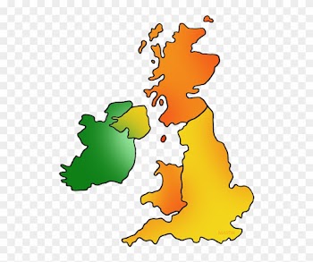 Britain Clipart Britain Map - Great Britain Ireland Map