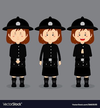 british character with various expression