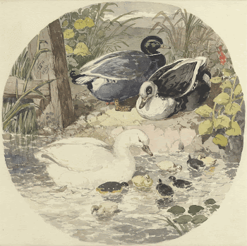 British Ducks (1850) painting in high | Free Photo - rawpixel