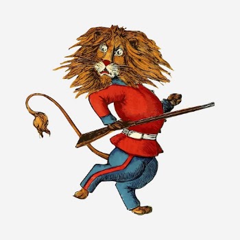 British lion clipart, royal guard, | Free Photo - rawpixel