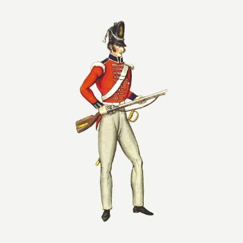 British royal guard sticker, vintage | Free PSD - rawpixel