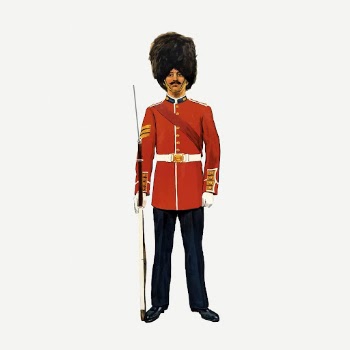 British royal  guard, watercolor | Free PSD Illustration - rawpixel