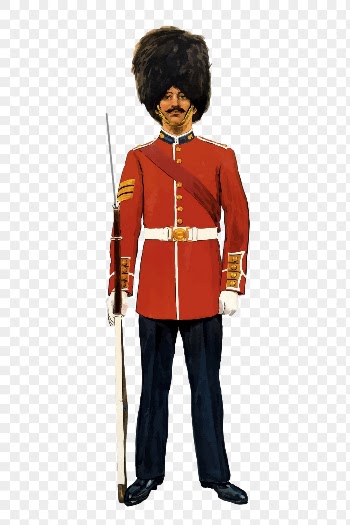 British royal png guard, watercolor | Free PNG Illustration - rawpixel