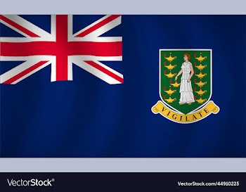 british virgin islands flag background