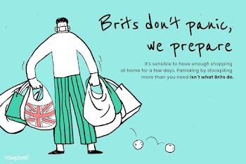 Brits don't panic, we prepare. This image is part our collaboratio.. | Free  illustration - 2332057