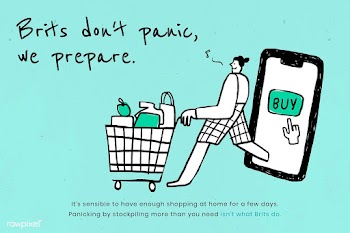 Brits don't panic, we prepare. This image is part our collaboratio.. | Free  vector - 2329356