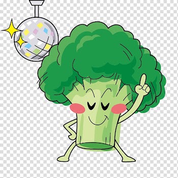 Broccoli Cauliflower Bento Vegetable, Hand-painted face broccoli transparent background PNG clipart