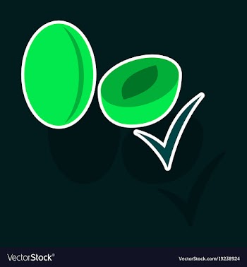 Broccoli sticker isolated on background fresh vector image