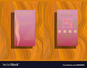 Brochure annual report flyer design templates in vector image