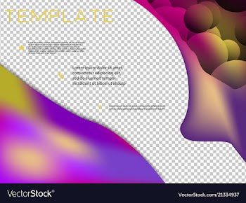 Brochure cover brochure with color combination vector image
