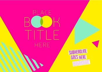 Brochure cover with background design/ Vector poster design/ Abstract background pattern/ Graphic design/ Book cover template/ Scrapbook design layout with geometrical pattern