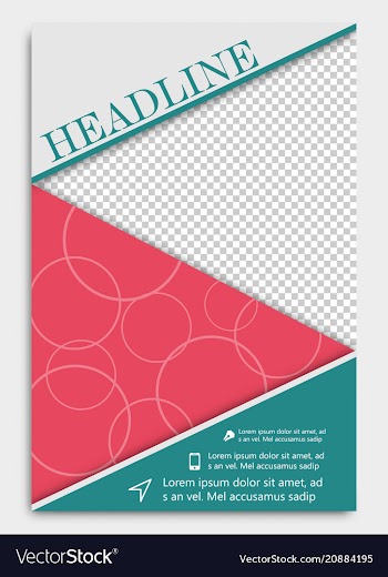 Brochure design brochure template creative vector image