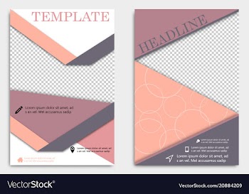 Brochure design brochure template creative vector image