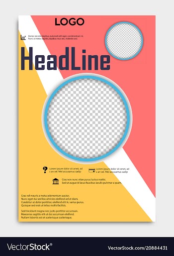 Brochure design brochure template creative vector image