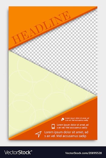 Brochure design brochure template creative vector image