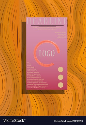 Brochure design brochure template creative vector image