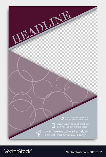 Brochure design brochure template creative vector image