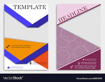Brochure design brochure template creative vector image
