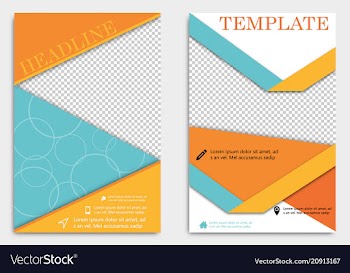 Brochure design brochure template creative vector image