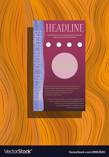 Brochure design brochure template creative vector image