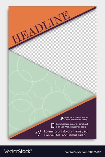 Brochure design brochure template creative vector image
