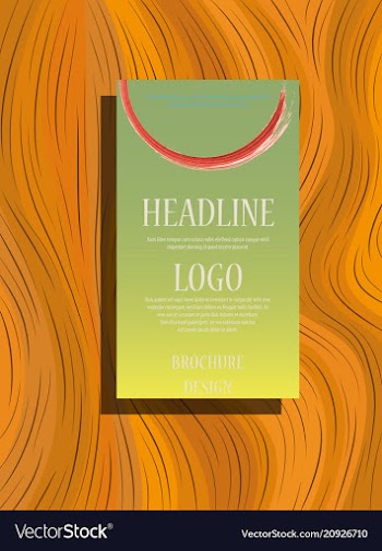 Brochure design brochure template creative vector image