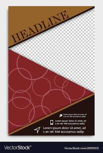Brochure design brochure template creative vector image
