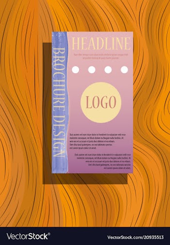 Brochure design brochure template creative vector image